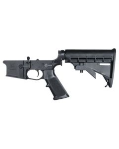 KE Arms KE-15 Forged Complete AR15 Lower - Black | M4 Buttstock