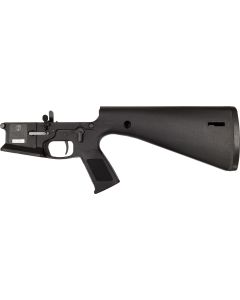 KE Arms KP-15 Polymer Complete AR15 Lower Receiver - Black | DMR Trigger | Integral Buttstock & Pistol Grip