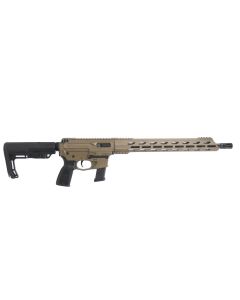 Live Free Armory LF9 CHALLENGER Billet AR-9 Rifle - FDE | 9mm | 16" Barrel | LFA Lightweight 15” M-Lok Free Float | Battle Link Minimalist Stock