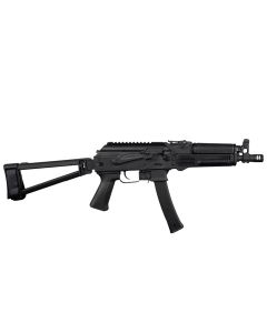 Kalashnikov USA KP-9 AK Pistol - Black | 9mm | 9.25" Barrel | TF1913 Triangle Side-Folding Brace