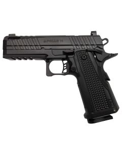 LFA Apollo 11 Compact Pistol - 9mm | Black |Aluminum Grip | 4.1" | 1x17rd Mag