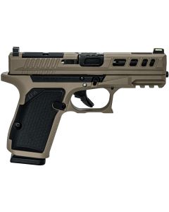 Live Free Armory AMP Compact Pistol - FDE | 9mm | 3.9" Fluted Barrel | 15rd | Optic Cut