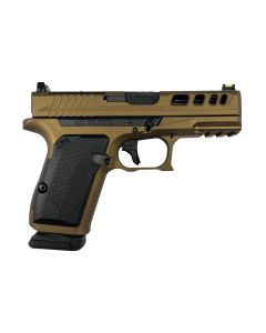 Live Free Armory AMP Compact Pistol - Burnt Bronze | 9mm | 3.9" Fluted Barrel | 15rd | Optic Cut
