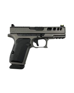 Live Free Armory AMP Compact Pistol - Tungsten | 9mm | 3.9" Fluted Barrel | 15rd | Optic Cut