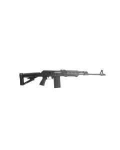Zastava PAP M77 AK Sporting Rifle BULGED TRUNNION 1.5MM RECEIVER - Black | .308 Win / 7.62 NATO | 19.7" Chrome Lined Barrel | 20rd | Polymer Furniture | Adjustable Gas System