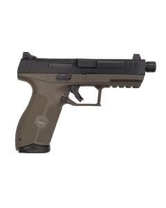 IWI MASADA Optics Ready Pistol - Black / OD Green | 9mm | 4.6" Threaded Barrel | 17rd | Suppressor Height Night Sights