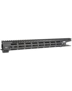 Midwest Industries Extended Rail One Piece Free Float AR15 Handguard - Black | 17.5" | M-LOK