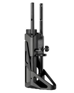 Maxim Defense CQB AR-15 Stock - Black | 4-Position Adjustable | Standard Buffer | 5.35" Collapsed Length