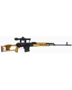 Century Arms PSL 54 Rifle - Black | 7.62X54 | 24.5" Barrel | Wood Handguard | TPO Precision PO4x26 Optic
