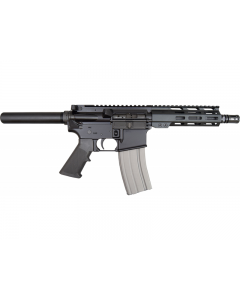 Del-Ton LIMA MLOK Forged Aluminum AR15 Pistol - Black | 5.56NATO | 7.5" Heavy Profile Barrel | 6.5" M-LOK Rail | A2 Flash Hider