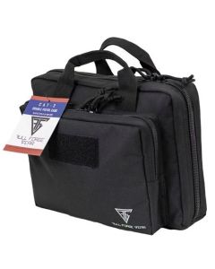 Full Forge Gear Cat-2 Double Pistol Case - Black | 12"x10"