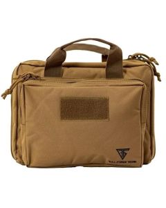 Full Forge Gear Cat-2 Double Pistol Case - Tan | 12"x10"