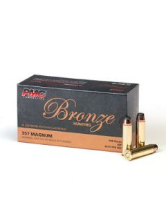 PMC Bronze .357 Magnum Handgun Ammo - 158 Grain | JSP | 50rd Box