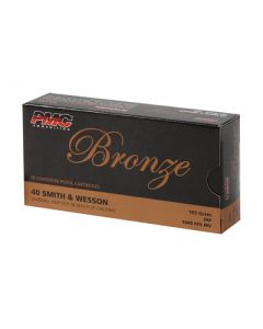 PMC Bronze .40 S&W Handgun Ammo - 165 Grain | JHP