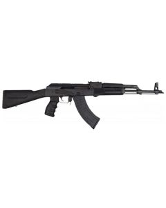 Pioneer Arms Sporter AK-47 Rifle - Black | 7.62x39 | 16" Barrel | 30rd | G-2 Style No Slap Trigger | Slant Style Muzzle Brake