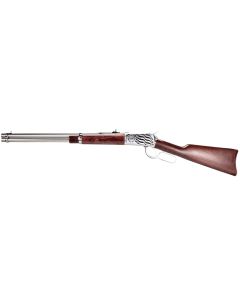 Rossi R92 Lever Action Rifle - Stainless Steel | .44 Mag | 16" Barrel | 8rd | Hardwood Stock & Forend | 1776 Flag Engraving