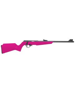 Rossi Compact Bolt Action Rimfire Rifle - Black / Pink | .22 LR | 16.5" Barrel | 10rd | Polymer Stock