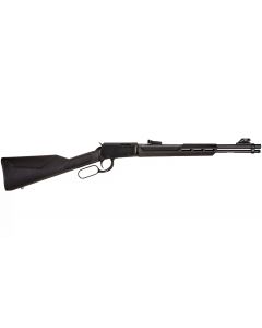 Rossi Rio Bravo Lever Action Rifle - Black | .22 LR | 18" Barrel | 15rd | Polymer Stock & Forend | Adj. Fiber Optic Sights