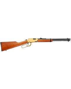 Rossi Rio Bravo Lever Action Rifle - Gold | .22 LR | 18" Barrel | 15rd | Hardwood Stock & Forend 
