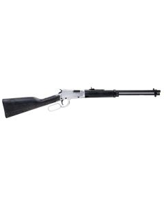 Rossi Rio Bravo Lever Action Rifle - Black / Nickel| .22 LR | 18" Barrel | 15rd | Nickel Coated Frame, Receiver & Lever