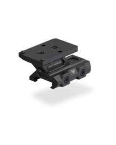 Swamp Fox Rebel Riser Mount - Black | RMR Footprint | Adjustable Height | Fits 1913 Picatinny Rail