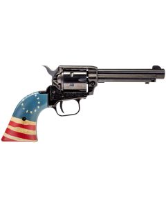 Heritage Rough Rider Revolver - Black | .22 LR | 4.75" Barrel | 6rd | Honor Betsy Ross Grips