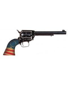 Heritage Rough Rider Revolver - Black | .22 LR | 6.5" Barrel | 6rd | Honor Betsy Ross Grips