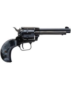 Heritage Rough Rider Revolver - Black | .22 LR / .22 WMR | 4.75" Barrel | 6rd | Altamont Black Pearl Bird Head Grips