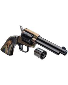 Heritage Rough Rider Revolver - Simulated Case Hardened | .22 LR / .22 WMR | 4.75" Barrel | 6rd | Camo Laminate  Grips