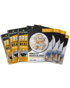 ReadyWise Outdoor Pro Adventure Meal - Homestyle Biscuits & Gravy with Sausage | 6 Pack