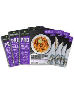 ReadyWise Outdoor Pro Adventure Meal - Thai Coconut Cashew Curry | 6 Pack
