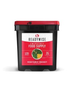 ReadyWise 120 Serving Freeze Dried Vegetable Bucket