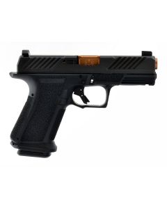 Shadow Systems MR920 Combat Pistol - Black | 9mm | 4" Spiral Fluted Bronze Match Barrel | 15rd | Tritium Sights