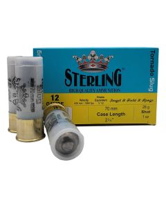 Sterling 12 Gauge Shotgun Ammo - Tornado Slug | 1,470 fps | 2.75 inch