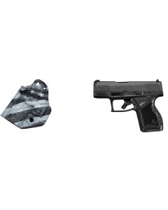 Taurus GX4 Micro-Compact Pistol - Black | 9mm | 3.0" Barrel | 10rd | w/ BW MFT Flag Holster