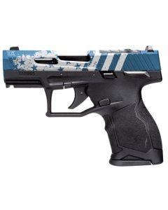 Taurus TX™ 22 Pistol - Blue US Flag Engraved Slide | .22LR | 3.6" Barrel | 13rd