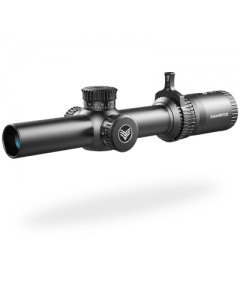 Swamp Fox Tomahawk LPVO Series Riflescope - Black | 1-4X24 | Guerrilla Cross MOA Reticle