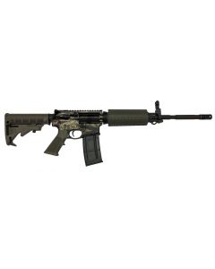 R Guns TRR15 Forged AR15 Rifle - Tiger Stripe Camo| 5.56NATO | 16" Barrel | A2 Handguard | M4 Butttock | A2 Flash Hider