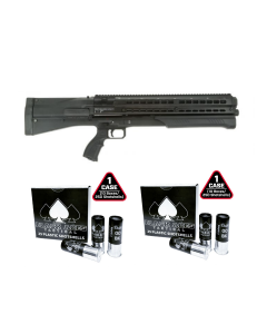 UTAS UTS-15 Bullpup Pump 12ga Shotgun 15rd Capacity - Black Bundled with 2 cases of B.A.T. 00 Buckshot