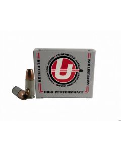 Underwood Ammo 9mm Luger Handgun Ammo - 124 Grain | +P | Bonded Jacketed Hollow Point