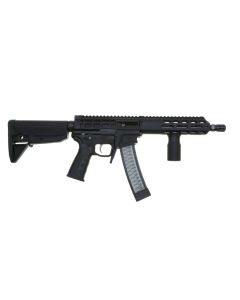 Wraithworks WARSCORP9 Side-charging AR SBR - Black | 9mm | 8.5" Barrel | 7" M-LOK Rail | Accepts Scorpion Mags | BCM Stock