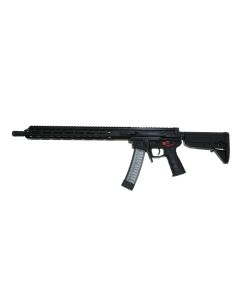 Wraithworks WARSCORP9 Side-charging AR Rifle - Black | 9mm | 16" Barrel | 13" M-LOK Rail | Accepts Scorpion Mags | Installed BSFIII Trigger