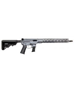 Battle Arms Development CA Compliant Billet XIPHOS 9 AR Rifle - Combat Grey | 9mm | 16" Barrel | 15" M-LOK Free-Float Rail | Ambi Charging Handle | B5 Bravo Stock | CA Complaint MRB Conversion