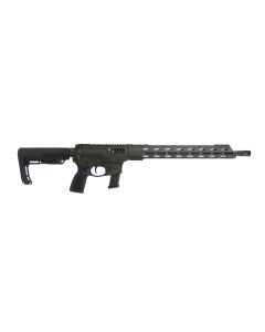 Live Free Armory LF9 CHALLENGER Billet AR-9 Rifle - ODG | 9mm | 16" Barrel | LFA Lightweight 15” M-Lok Free Float | Battle Link Minimalist Stock