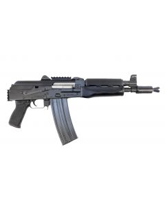 Zastava ZPAP85 Alpha AK-47 Pistol BULGED TRUNNION 1.5MM RECEIVER - Stained Wood Handguard | 5.56NATO | 10" Barrel | Booster Brake | Rear Trunnion Picatinny rail