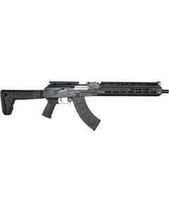 Zastava ZPAPM70 AK47 Rifle BULGED TRUNNION 1.5MM RECEIVER - Black | 7.62x39 | 16.3" Chrome Lined Barrel | Extended M-LOK Handguard | Folding Stock | Installed Scope Mount