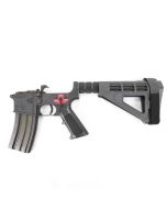 Franklin Armory BFSIII Equipped PISTOL Complete AR15 Lower Receiver - Black | Installed AR-ESSENTIALS Binary Trigger | SBM4 Brace