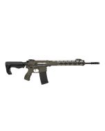 FosTech Stealth Lightning AR15 Rifle - OD Green | 5.56NATO | 16" Faxon Barrel | Mach-2 13" M-LOK Rail | Nickel Boron Low Mass BCG | FosTech Tomahawk Stock | Installed Echo AR-II Trigger