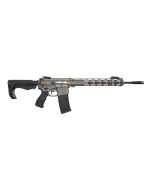 FosTech Stealth Lightning AR15 Rifle - Tungsten | 5.56NATO | 16" Faxon Barrel | Mach-2 13" M-LOK Rail | Nickel Boron Low Mass BCG | FosTech Tomahawk Stock | Installed Echo Sport Trigger