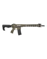 FosTech Stealth Raptor AR15 Rifle - OD Green | 5.56NATO | 16" Faxon Barrel | Mach-1 16" M-LOK Rail | Nickel Boron Low Mass BCG | FosTech Tomahawk Stock | Installed Echo AR-II Trigger